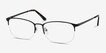 Paradox Black MetalEyeglass Frames from EyeBuyDirect, Angle View