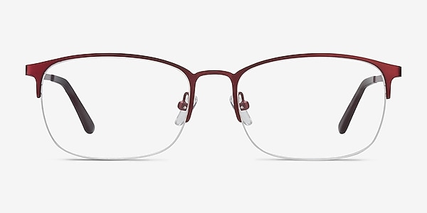 Paradox Red Metal Eyeglass Frames