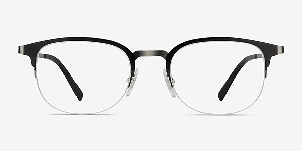 Axiom Black Metal Eyeglass Frames