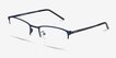 Argil Matte Navy MetalEyeglass Frames from EyeBuyDirect, Angle View