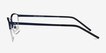 Argil Matte Navy MetalEyeglass Frames from EyeBuyDirect, Side View