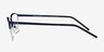 Argil Matte Navy MetalEyeglass Frames from EyeBuyDirect, Side View