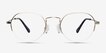 Kalpana Golden MetalEyeglass Frames from EyeBuyDirect, Front View
