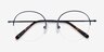Albee Blue MetalEyeglass Frames from EyeBuyDirect, Closed View