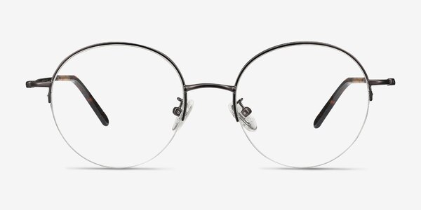 Albee Gunmetal Metal Eyeglass Frames