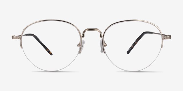 Noblesse Golden MetalEyeglass Frames from EyeBuyDirect, Front View
