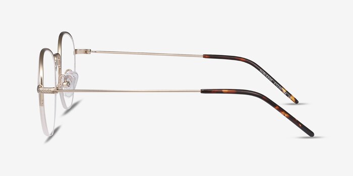 Noblesse Golden Metal Eyeglass Frames from EyeBuyDirect