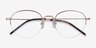 Noblesse Golden MetalEyeglass Frames from EyeBuyDirect, Closed View