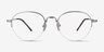 Noblesse Silver MetalEyeglass Frames from EyeBuyDirect, Front View