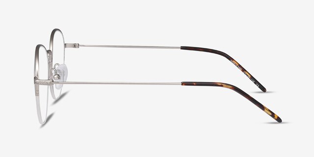 Noblesse Silver MetalEyeglass Frames from EyeBuyDirect, Side View