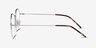 Noblesse Silver MetalEyeglass Frames from EyeBuyDirect, Side View