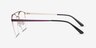 Society Purple MetalEyeglass Frames from EyeBuyDirect, Side View