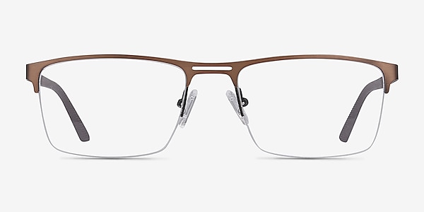 Cavalier Brown Metal Eyeglass Frames