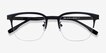 Fathom Blue Black MetalEyeglass Frames from EyeBuyDirect, Closed View