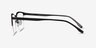 Fathom Gunmetal Black MetalEyeglass Frames from EyeBuyDirect, Side View