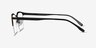 Fathom Bronze Black MétalMontures de lunettes de vue d'EyeBuyDirect, Vue de Côté