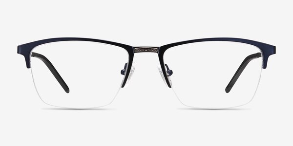 Osmosis Blue Metal Eyeglass Frames