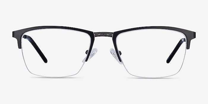 Osmosis Black Metal Eyeglass Frames from EyeBuyDirect