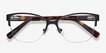 Feline Black Acetate, MetalEyeglass Frames from EyeBuyDirect, Closed View