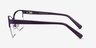 Feline Purple Acetate-metalEyeglass Frames from EyeBuyDirect, Side View