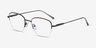 Navigator Tortoise MetalEyeglass Frames from EyeBuyDirect, Angle View