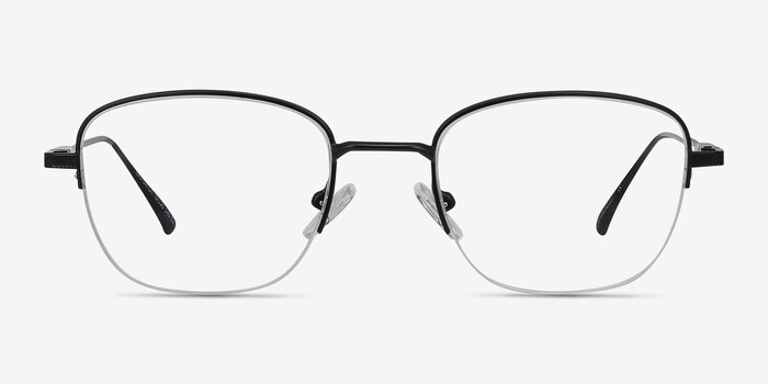 Navigator Noir Métal Montures de lunettes de vue d'EyeBuyDirect