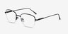 Navigator Black MetalEyeglass Frames from EyeBuyDirect, Angle View