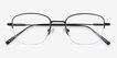 Navigator Black MetalEyeglass Frames from EyeBuyDirect, Closed View