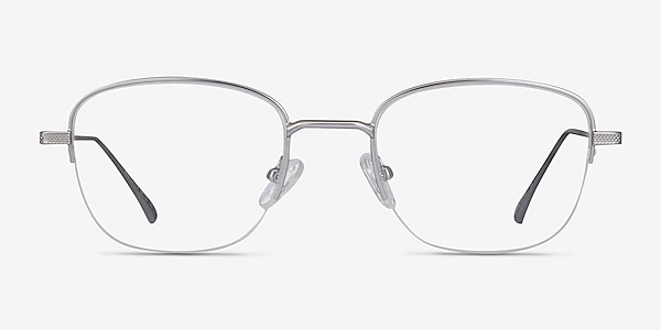 Navigator Silver Metal Eyeglass Frames