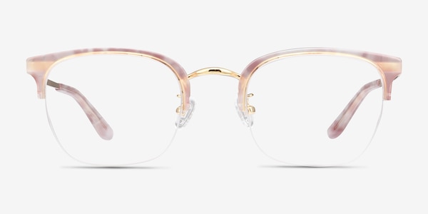 Curie Pink Acetate-metal Eyeglass Frames