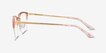 Curie Pink Acetate, MetalEyeglass Frames from EyeBuyDirect, Side View
