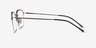 Enya Gunmetal MetalEyeglass Frames from EyeBuyDirect, Side View