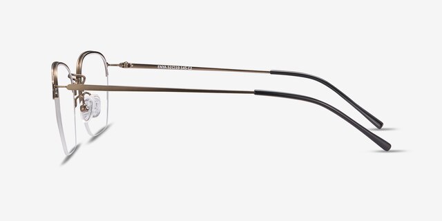 Enya Bronze MetalEyeglass Frames from EyeBuyDirect, Side View