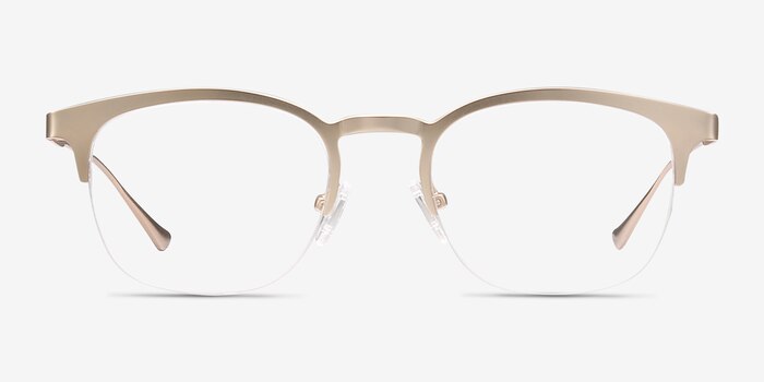 Hemisphere Rose Gold Metal Eyeglass Frames from EyeBuyDirect