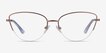 Star Rose Gold MetalEyeglass Frames from EyeBuyDirect, Front View