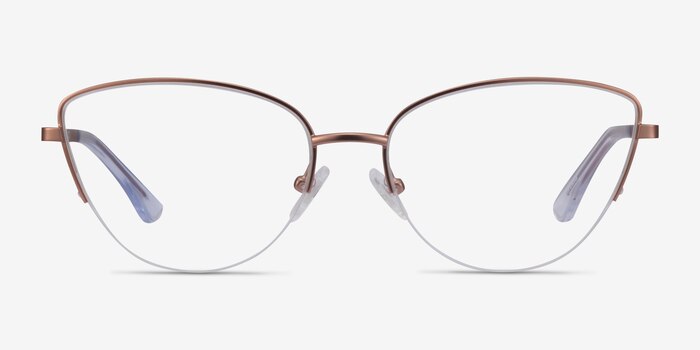 Star Rose Gold Metal Eyeglass Frames from EyeBuyDirect