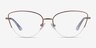 Star Or rose MétalMontures de lunettes de vue d'EyeBuyDirect, Vue de Face