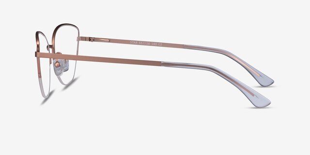 Star Or rose MétalMontures de lunettes de vue d'EyeBuyDirect, Vue de Côté