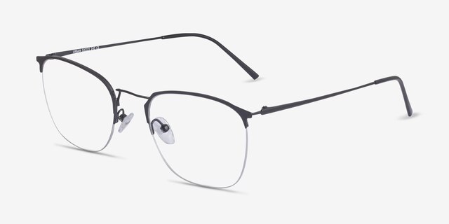 Urban Black MetalEyeglass Frames from EyeBuyDirect, Angle View