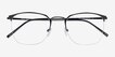 Urban Black MetalEyeglass Frames from EyeBuyDirect, Closed View