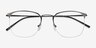 Urban Gunmetal MetalEyeglass Frames from EyeBuyDirect, Closed View