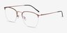Urban Rose Gold MetalEyeglass Frames from EyeBuyDirect, Angle View