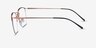 Urban Rose Gold MetalEyeglass Frames from EyeBuyDirect, Side View