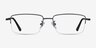 Studio Navy MetalEyeglass Frames from EyeBuyDirect, Front View