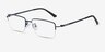 Studio Navy MetalEyeglass Frames from EyeBuyDirect, Angle View