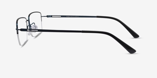 Studio Navy MetalEyeglass Frames from EyeBuyDirect, Side View