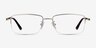 Studio Silver MetalEyeglass Frames from EyeBuyDirect, Front View