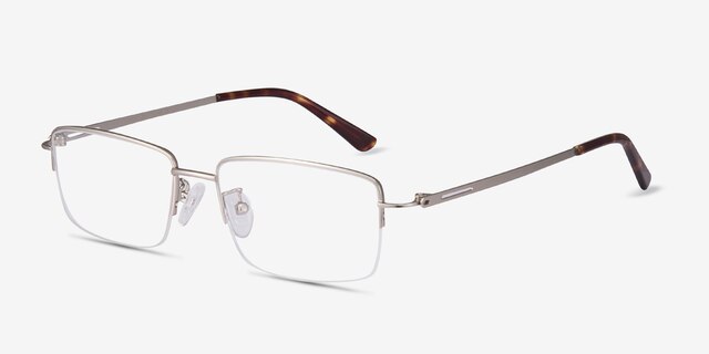 Studio Silver MetalEyeglass Frames from EyeBuyDirect, Angle View