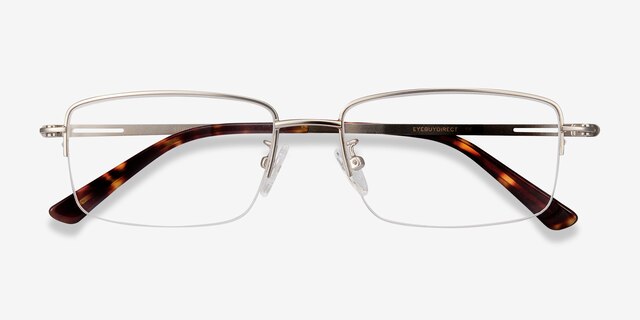 Studio Silver MetalEyeglass Frames from EyeBuyDirect, Closed View