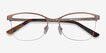 Kira Rose Gold MetalEyeglass Frames from EyeBuyDirect, Closed View